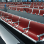 Aluminum benches for airports and railways5 min 1